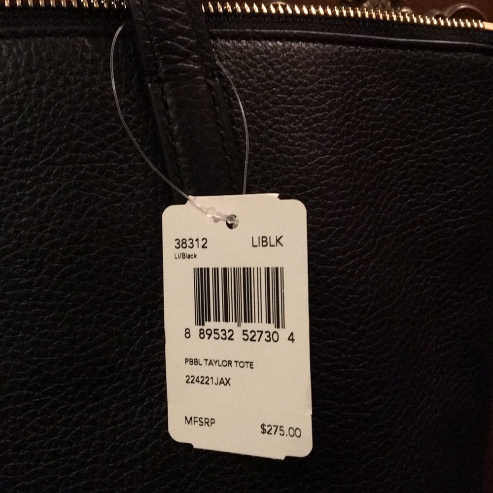 COACH PEBBLE LEATHER PURSE - Picture 2 of 4